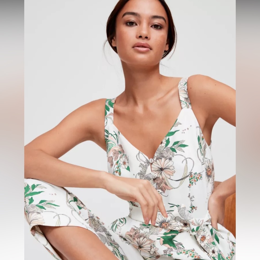 Aritzia Floral Petunia Jumpsuit by Little Moon Size 10
